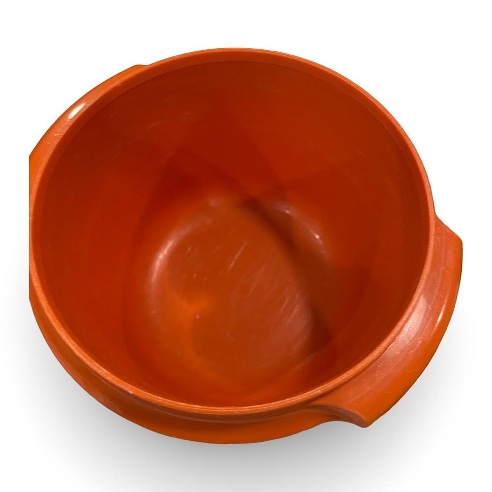 Tupperware Servalier Bowl Set of 5 Orange Yellow Green 886 1323 Sunburst Vintage - Picture 7 of 13